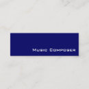 Search for composing business cards Blue