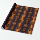 Search for face mask wrapping paper Blue