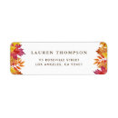 Search for fall leaves wedding return address labels Thanksgiving