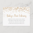 Search for library card baby shower invitations Build a library