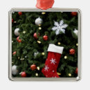 Search for north the christmas tree decorations Close up