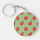 Search for apple round key rings Red