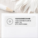 Search for your company logo return address labels Trendy