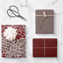 Search for silver and red wrapping paper White