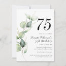 Search for 75 and fabulous invitations Watercolor