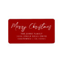 Search for red and white return address labels Script