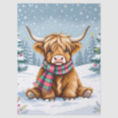 Search for highland cow crafts party Watercolor illustration