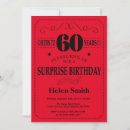 Search for surprise 60th birthday invitations Cheers to 60 years