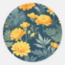 Search for marigold flowers stickers Botanical