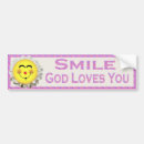 Search for god loves you bumper stickers Religion