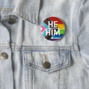 Search for he him pronoun badges Queer