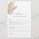Search for bride and groom advice cards Pampas grass
