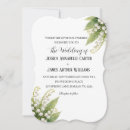Search for lily of the valley wedding invitations Rustic