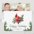 Search for cardinal photo christmas cards Rustic