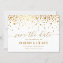 Search for gold white save the dates Script