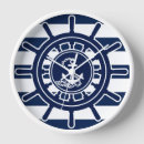 Search for ship wheel clocks Nautical