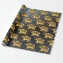Search for vintage looking wrapping paper Gold