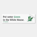 Search for green party bumper stickers Environment