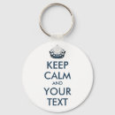 Search for keep calm and in key rings Crown
