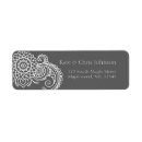 Search for ornate frame return address labels Vintage