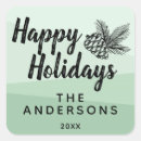 Search for happy holidays stickers Minimalist