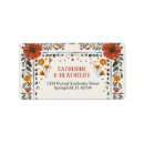 Search for retro wedding return address labels Vintage