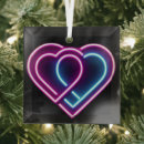 Search for neon christmas tree decorations Blue