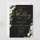 Search for black and gold foil wedding invitations Chic