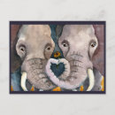 Search for african animal postcards Elephant