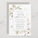 Search for grey and white baby shower invitations For her