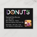 Search for donut shop business cards Fun