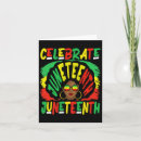 Search for afro black hair cards Juneteenth retro