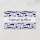 Search for rose blue business cards Beautician