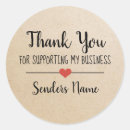 Search for kraft thank you stickers Small business