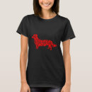 Search for long haired dachshund tshirts Silhouette