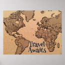 Search for old map posters Travel