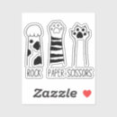 Search for rock paper scissors stickers Cute