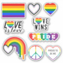 Search for proud to be gay stickers Love is love