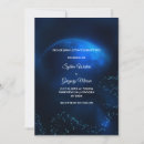 Search for full moon wedding invitations Starry night