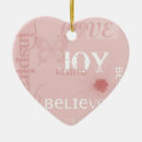 Search for faith hope love christmas tree decorations Heart