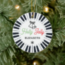 Search for pianist christmas tree decorations Musician