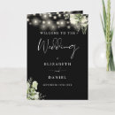 Search for booklet wedding programs Black and white