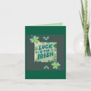 Search for luck on invitations St patrick's day