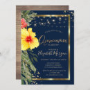 Search for palm leaf quinceanera invitations For her