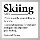 Search for sports humour posters Skiing