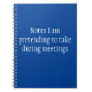 Search for funny work notebooks Meetings