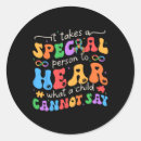 Search for children with disabilities stickers Support