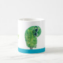 Search for green owl mugs Bird