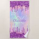 Search for purple beach towels Girly