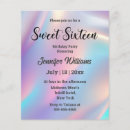 Search for hologram invitations Holographic